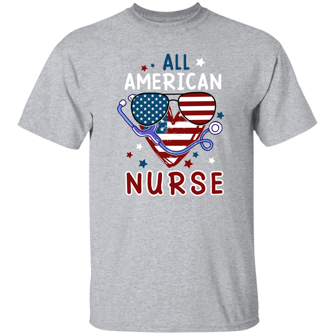 All American - 4th Of July Tee Nurse Unisex Edition