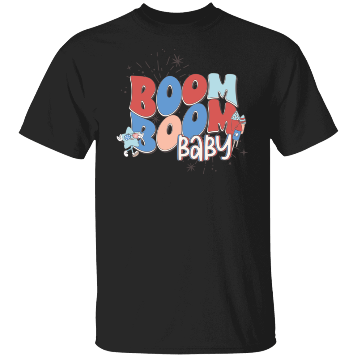 Boom Boom Baby 4th Of July Unisex T-Shirt