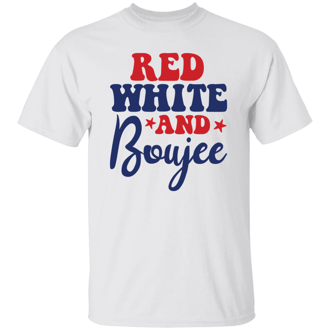 Red, White and Boujee 4th Of July Unisex T-Shirt