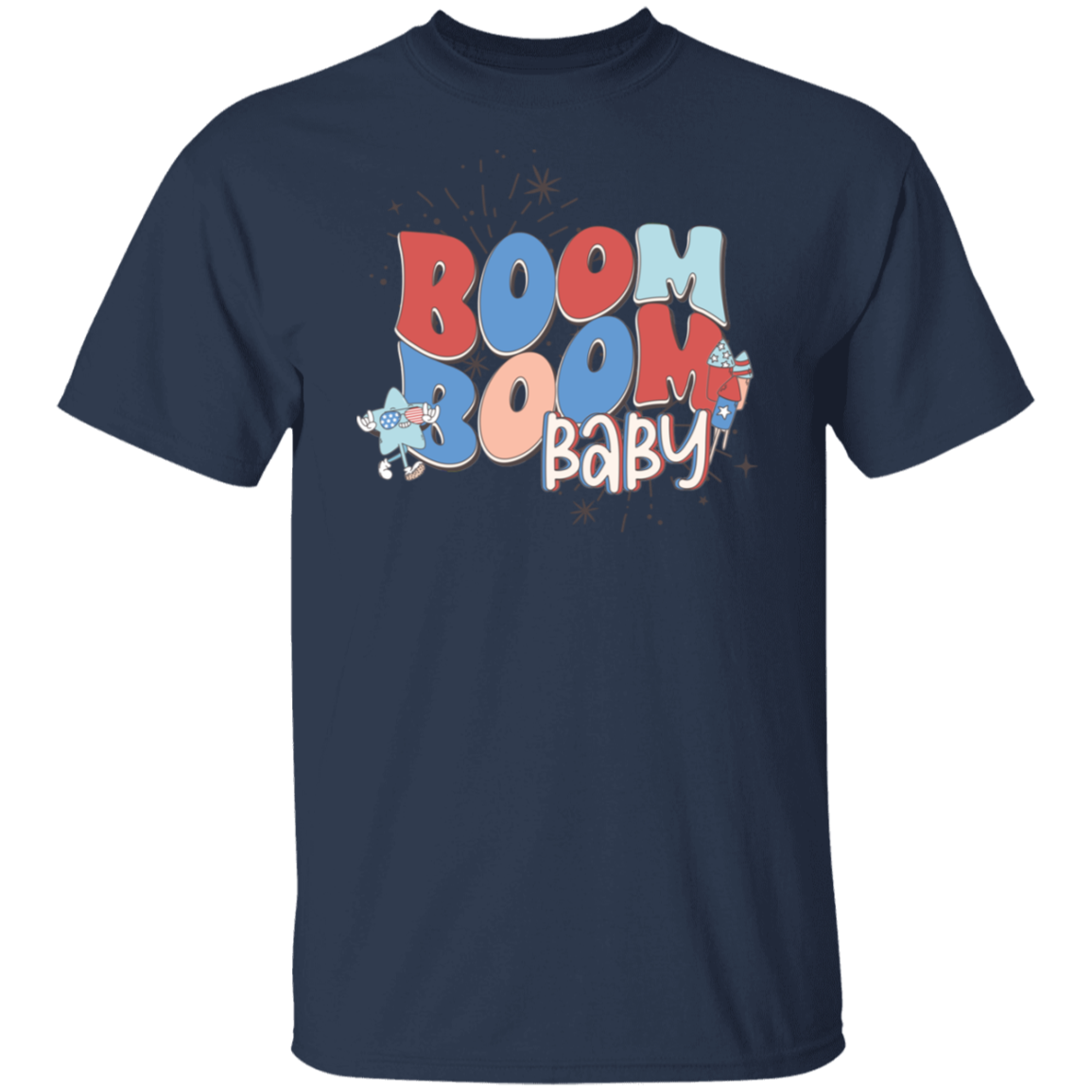 Boom Boom Baby 4th Of July Unisex T-Shirt