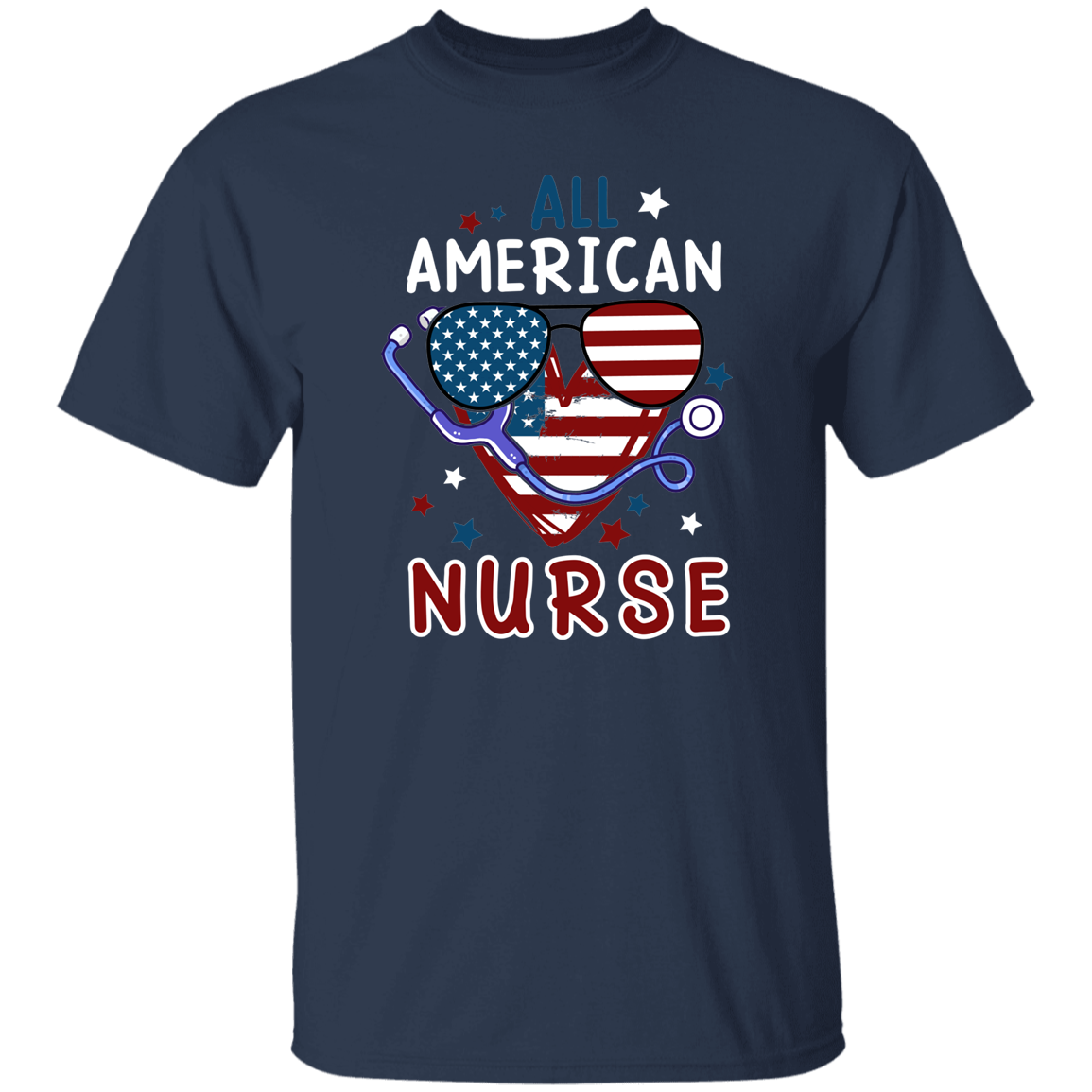 All American - 4th Of July Tee Nurse Unisex Edition