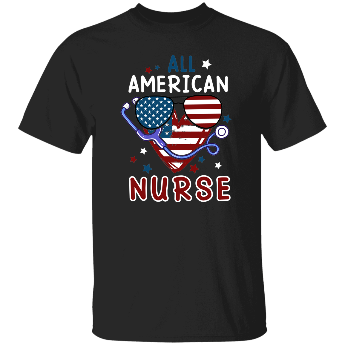 All American - 4th Of July Tee Nurse Unisex Edition