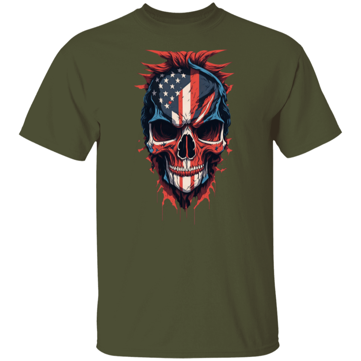 Unique American Skeleton Unisex T-Shirt