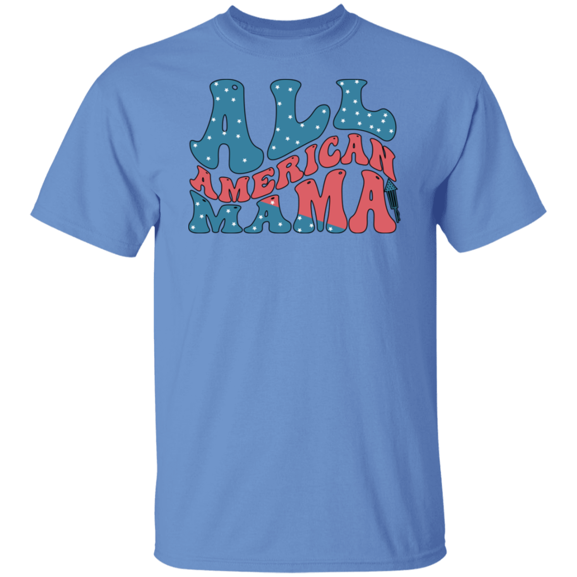 All American Mama 4th Of July Unisex T-Shirt