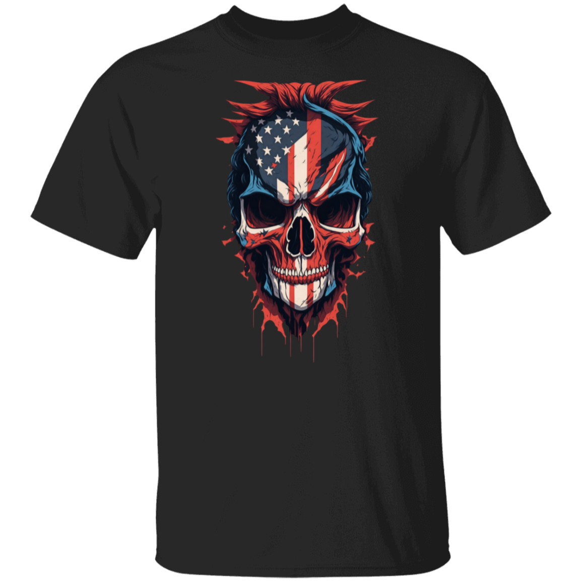 Unique American Skeleton Unisex T-Shirt