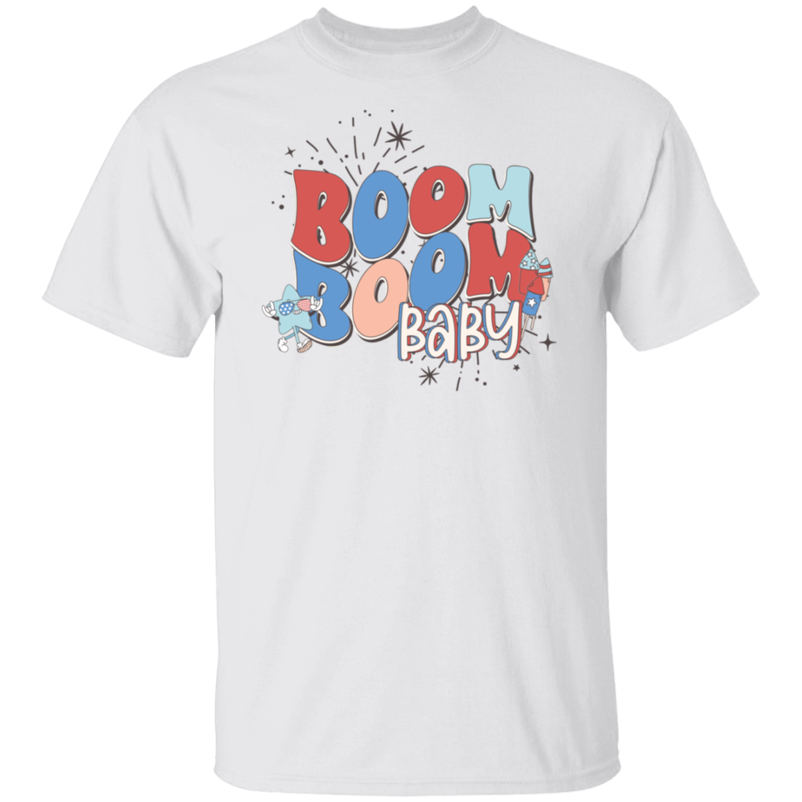 Boom Boom Baby 4th Of July Unisex T-Shirt