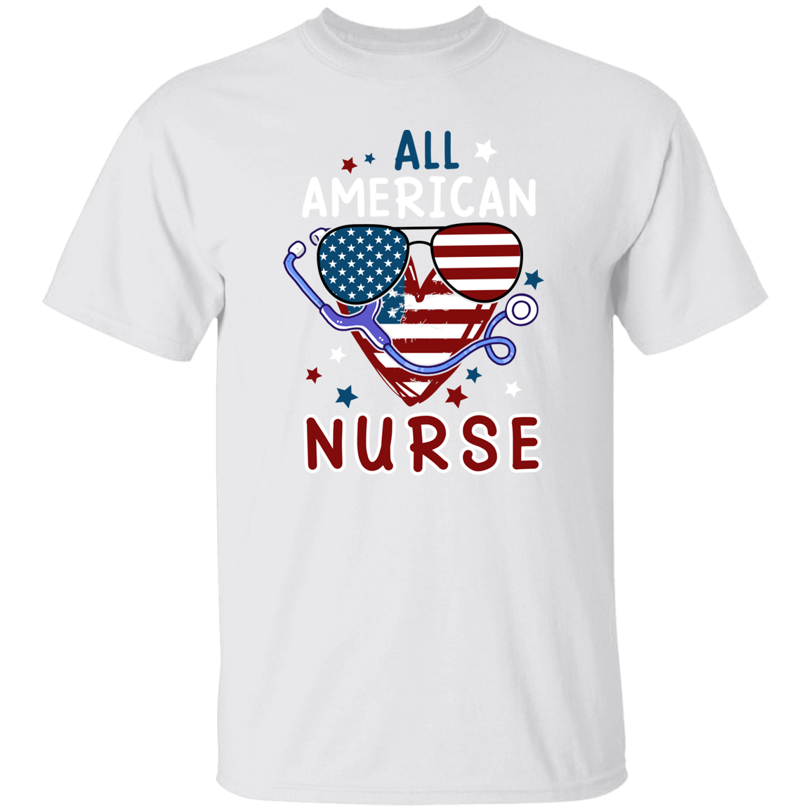 All American - 4th Of July Tee Nurse Unisex Edition