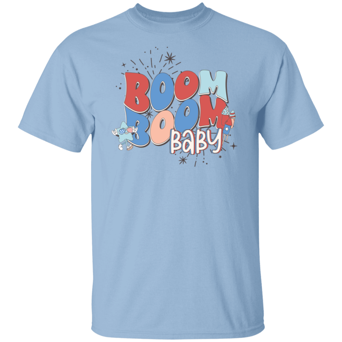 Boom Boom Baby 4th Of July Unisex T-Shirt