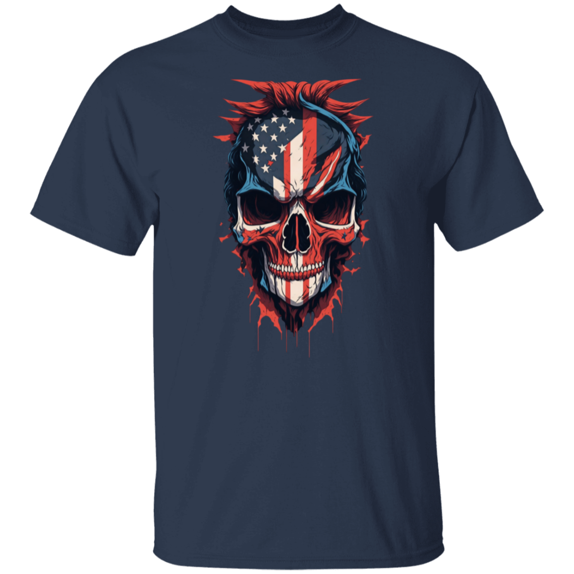 Unique American Skeleton Unisex T-Shirt