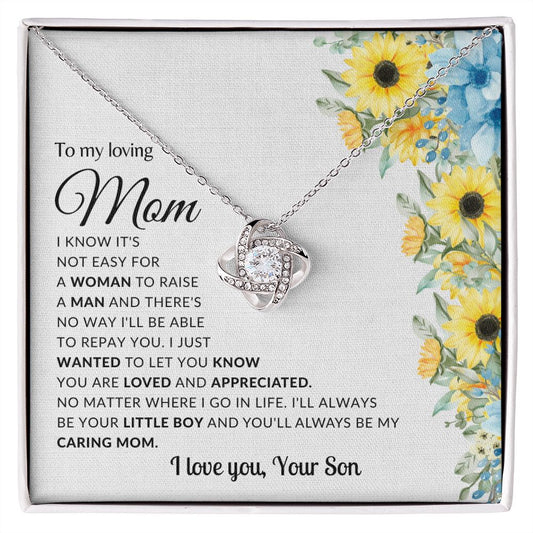 (Popular) To My Loving Mom - You are Loved & Appreciated everyday. There's No Way I'll be Able to Repay You - Gift for Mom, Mother Gift, Mom's Gift for any Occasion | Birthday Gift, Thank you Gift