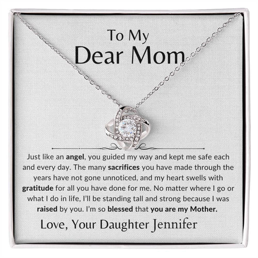 LUXA™ - To My Dear Mom - I'm blessed that you are my Mother from Daughter Necklace