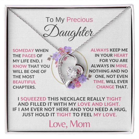 To My Precious Daughter - You Are Precious Necklace