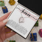 To My Maid Of Honor - How Truly Grateful I Am To Have You Here. Thank You For Being My Maid Of Honor Forever Love Necklace