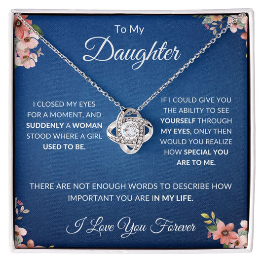 Gift For Daughter From Dad Mom Parents, To my Daughter Necklace, Daughter Gifts, Daughter Birthday Gift, Daughter Graduation Gift - luxafinejewelry