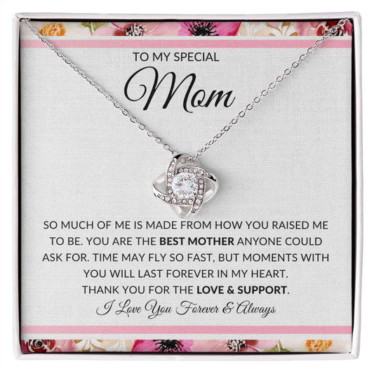 (BEST SELLER) To My Special Mom - I Love You FOREVER & ALWAYS Love Knot Necklace ❤️