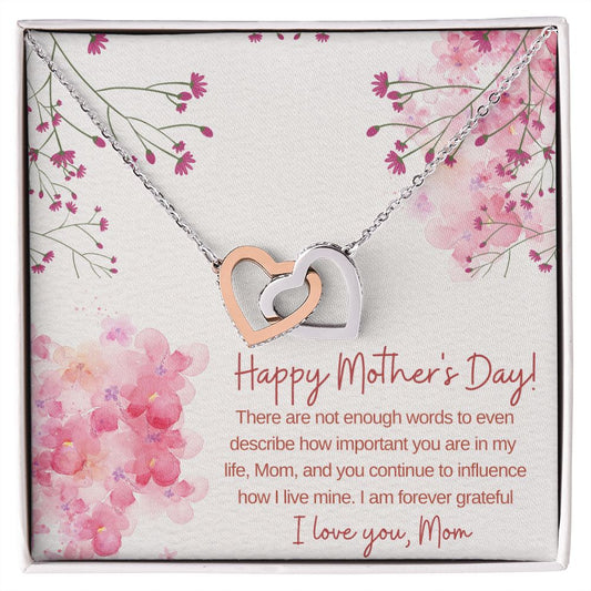 Happy Mother's Day | You Are Very Important In My Life | Heart Necklace ❤️