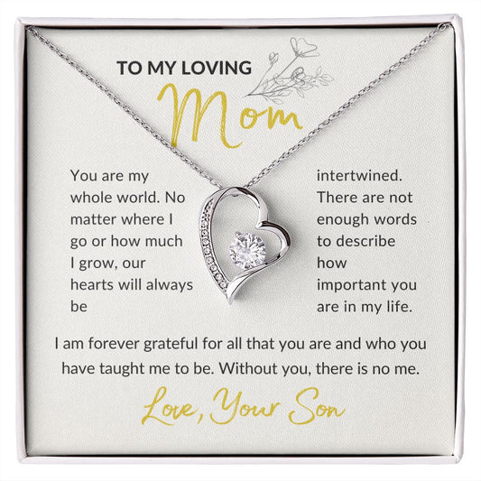 To My Loving Mom | You Are Important To Me | Heart Necklace ❤️